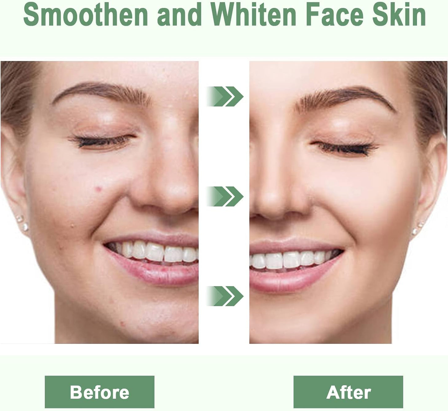 2 Pack Green Mask Stick, Green Tea Stick Cleansing Mask, Potente Mascarilla de Arcilla Purificadora de té verde, Mascarilla Limpiadora Facial Eliminación de Espinillas (A)